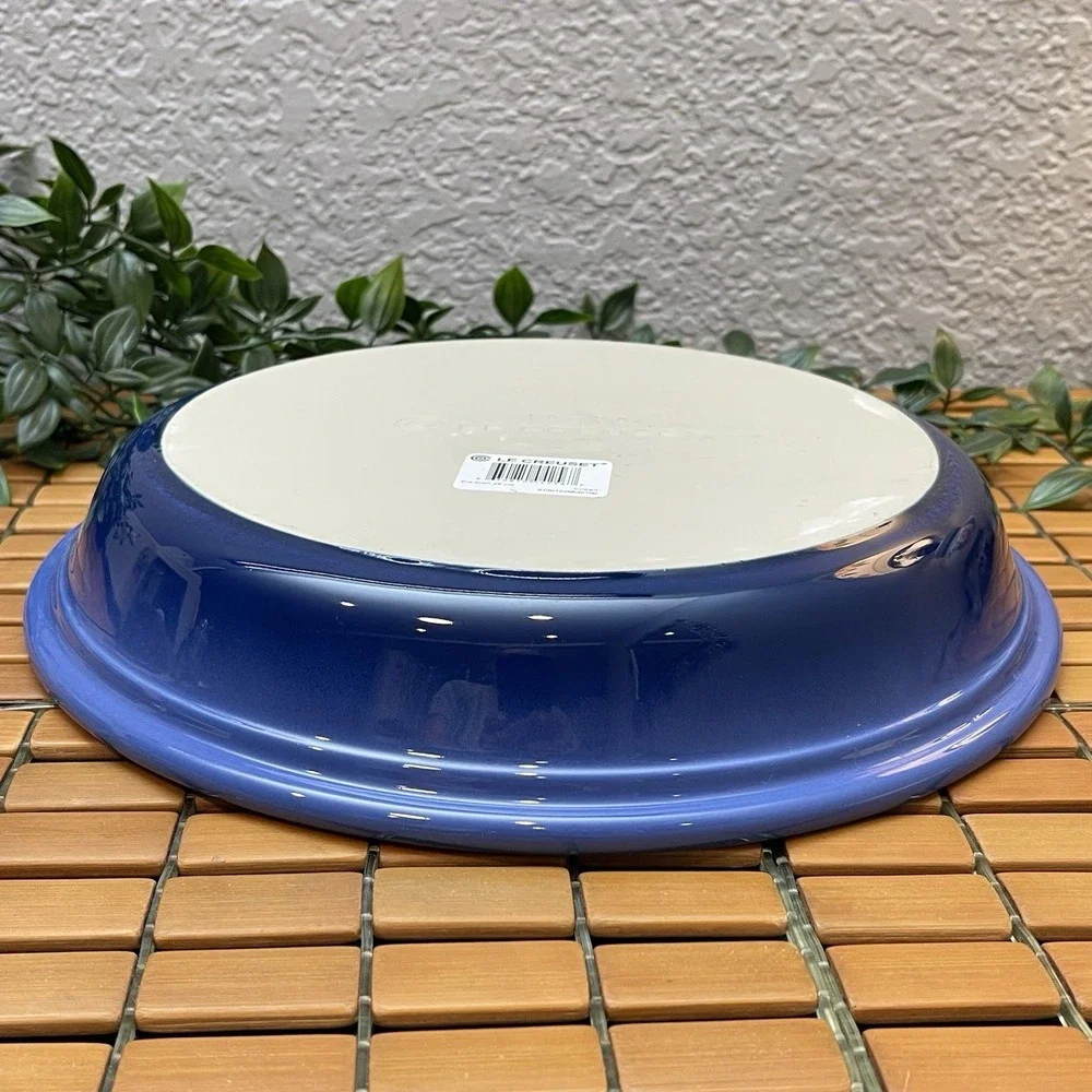 Le Creuset cobalt Blue Stoneware Pie Dish 26cm 11.5